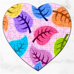 Backdrop Background Beautiful Jigsaw Puzzle (heart) by Nexatart