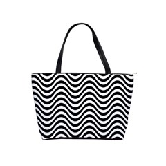 Wave Pattern Wavy Water Seamless Classic Shoulder Handbag by Nexatart