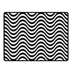 Wave Pattern Wavy Water Seamless Fleece Blanket (small) by Nexatart