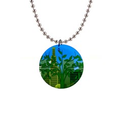 Environmental Protection Button Necklaces by Nexatart