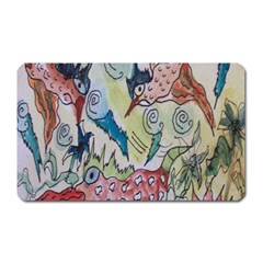 Watercolor Postcard2 Magnet (rectangular) by chellerayartisans