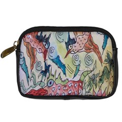 Watercolor Postcard2 Digital Camera Leather Case