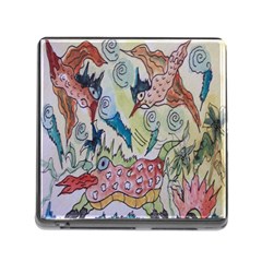 Watercolor Postcard2 Memory Card Reader (square 5 Slot)