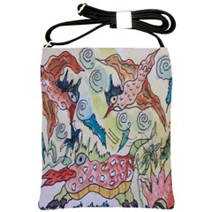 Watercolor Postcard2 Shoulder Sling Bag