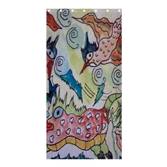 Watercolor Postcard2 Shower Curtain 36  X 72  (stall) 