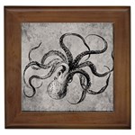 Vintage Octopus  Framed Tiles Front