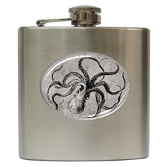 Vintage Octopus  Hip Flask (6 Oz)