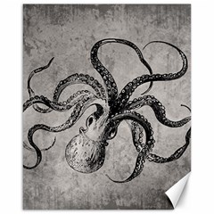 Vintage Octopus  Canvas 16  X 20  by Valentinaart