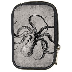 Vintage Octopus  Compact Camera Leather Case