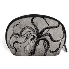 Vintage Octopus  Accessory Pouch (large) by Valentinaart