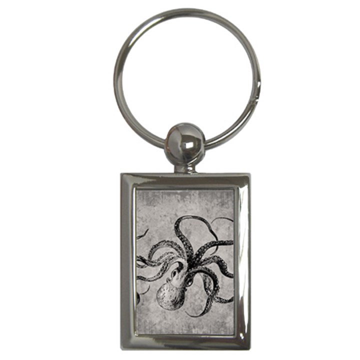 Vintage Octopus  Key Chains (Rectangle) 