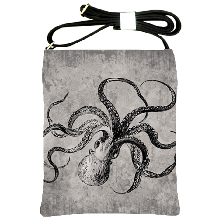 Vintage Octopus  Shoulder Sling Bag