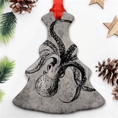 Vintage Octopus  Ornament (christmas Tree)  by Valentinaart