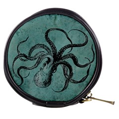 Vintage Octopus  Mini Makeup Bag by Valentinaart