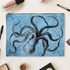 Vintage Octopus  Cosmetic Bag (xl) by Valentinaart