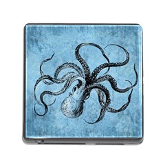 Vintage Octopus  Memory Card Reader (square 5 Slot) by Valentinaart