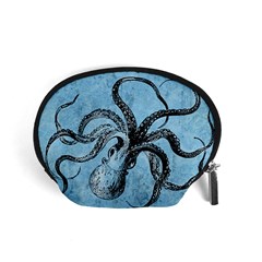 Vintage Octopus  Accessory Pouch (small) by Valentinaart