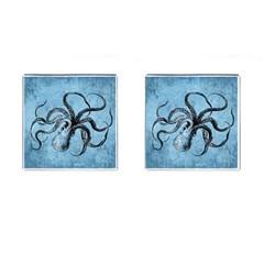 Vintage Octopus  Cufflinks (square) by Valentinaart