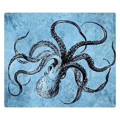 Vintage Octopus  Double Sided Flano Blanket (small)  by Valentinaart