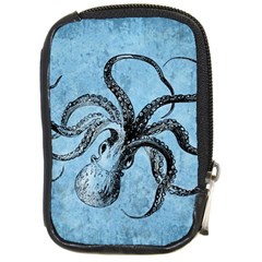 Vintage Octopus  Compact Camera Leather Case