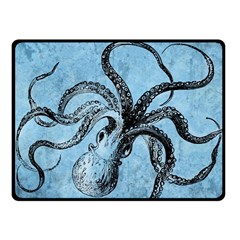 Vintage Octopus  Fleece Blanket (small) by Valentinaart