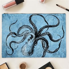 Vintage Octopus  Cosmetic Bag (xxl) by Valentinaart