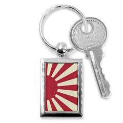 Rising Sun Flag Key Chains (rectangle)  by Valentinaart