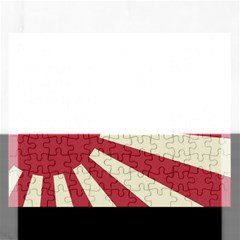 Rising Sun Flag Rectangular Jigsaw Puzzl by Valentinaart