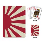 Rising Sun Flag Playing Cards Single Design Back