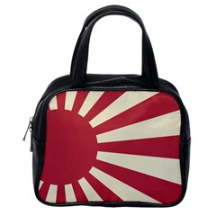 Rising Sun Flag Classic Handbag (one Side) by Valentinaart