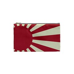 Rising Sun Flag Cosmetic Bag (small) by Valentinaart