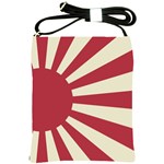 Rising Sun Flag Shoulder Sling Bag Front