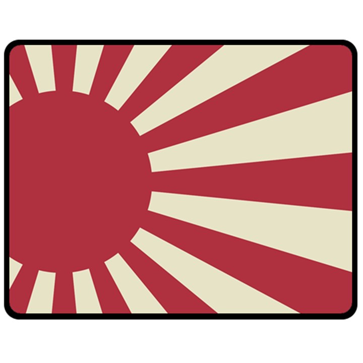 Rising Sun Flag Fleece Blanket (Medium) 