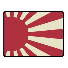 Rising Sun Flag Fleece Blanket (small) by Valentinaart