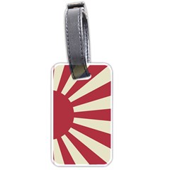 Rising Sun Flag Luggage Tags (one Side)  by Valentinaart