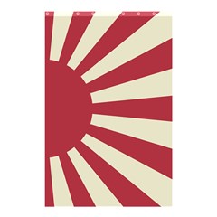 Rising Sun Flag Shower Curtain 48  X 72  (small)  by Valentinaart