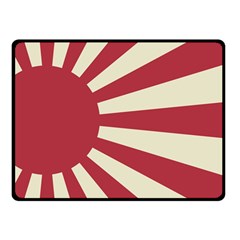 Rising Sun Flag Double Sided Fleece Blanket (small)  by Valentinaart