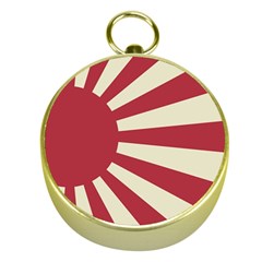 Rising Sun Flag Gold Compasses by Valentinaart