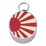 Rising Sun Flag Mini Silver Compasses Front