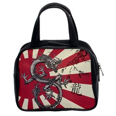 Rising Sun Flag Classic Handbag (two Sides) by Valentinaart