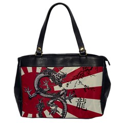 Rising Sun Flag Oversize Office Handbag by Valentinaart