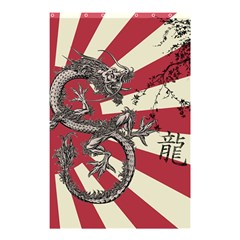 Rising Sun Flag Shower Curtain 48  X 72  (small)  by Valentinaart