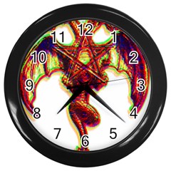 Demon Wall Clock (black) by ShamanSociety