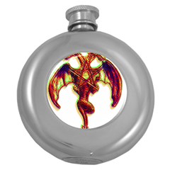 Demon Round Hip Flask (5 Oz) by ShamanSociety