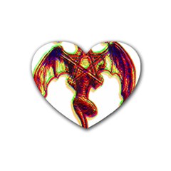 Demon Heart Coaster (4 Pack)  by ShamanSociety