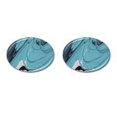 Whisper 2 Cufflinks (oval) by WILLBIRDWELL