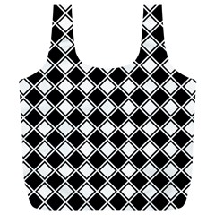 Square Diagonal Pattern Seamless Full Print Recycle Bag (xl) by Nexatart