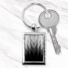 Feather Graphic Design Background Key Chains (rectangle)  by Nexatart