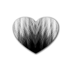 Feather Graphic Design Background Heart Coaster (4 Pack)  by Nexatart