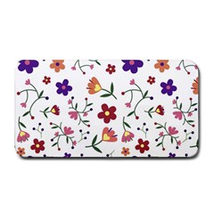 Flowers Pattern Texture Nature Medium Bar Mats by Nexatart